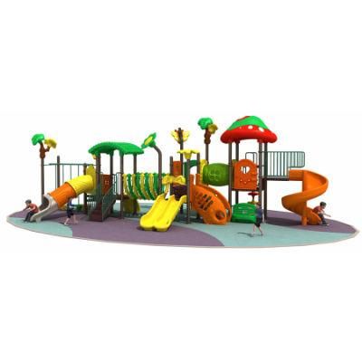 Galvanized Steel Plastic Ageing Resistance Galvanized Steel Tube Outdoor Playground Children Slide