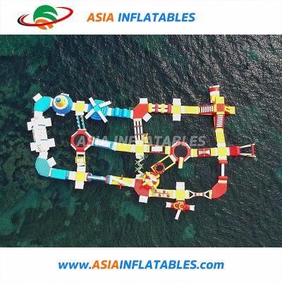 Commercial Use Toys Games Inflatable Floating Aqua Water Park