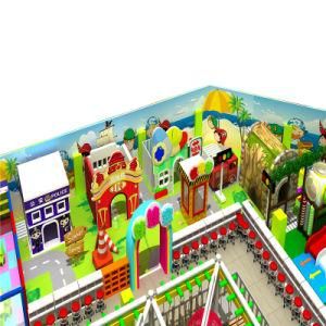 Pink Theme Park Children Playground Equipment Indoor