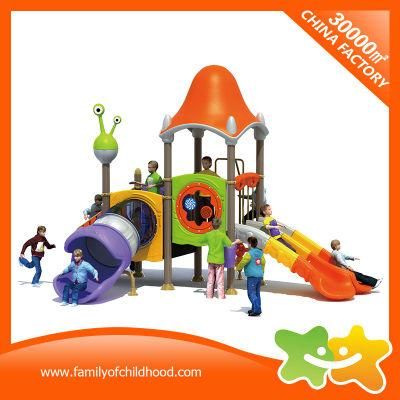 Mini Outdoor Playground Equipment Play Station Plastic Slide for Sale