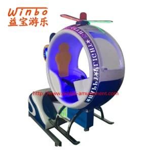Coin Operated Amusement Swing Kids Rides Toy Plane with Video Game (K161)