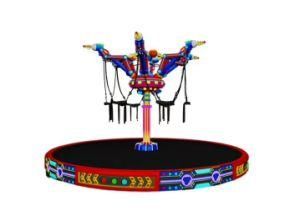 2018 Newest Amusement Rides Rotate Trampoline Flying in Space