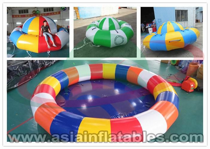 Inflatable Spinning UFO Disco Boat Towable Tube for Water Games