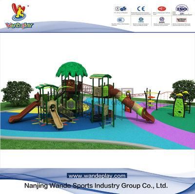 Plastic Slide Amusement Park Outdoor Playground Equipment