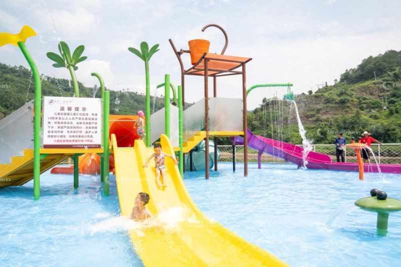 Fiberglass Water Slide Water Park for Adult Kids