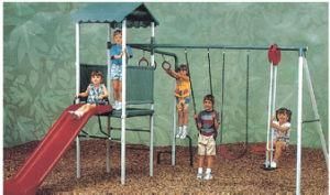 Kids Swing Amusement Park Children Outdoor Playground Equipment (HAP-19212)