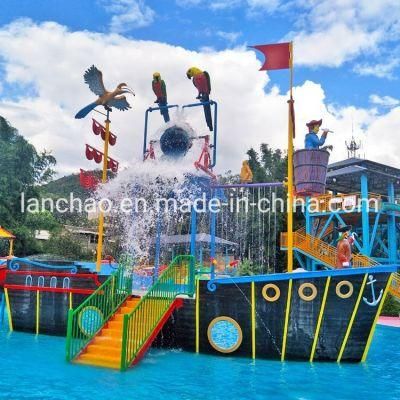 Fiberglass Water Play Equipment with Children Slides for Aqua Park