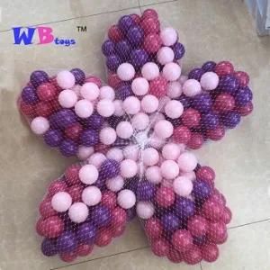 Colorful Fun Ball Soft Plastic Ocean Ball Sea Ball for Amusement Parks