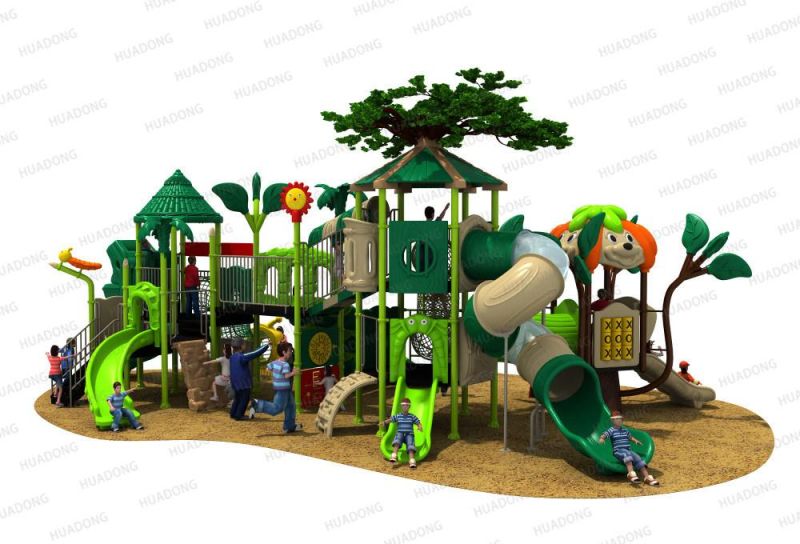 Wood Series Outdoor Playground Kids Slide Equipment