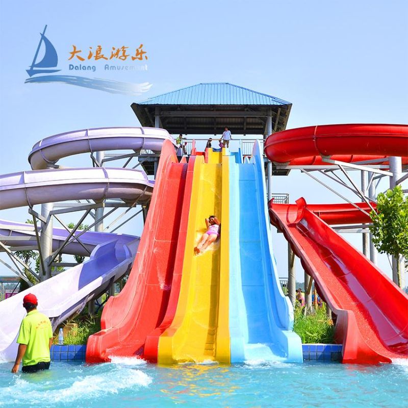 Factory Price Water Slide Outdoor Play Park Equipment Made in China