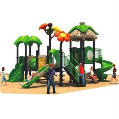 School Outdoor Playground Equipment Kids Amusement Park Slide Forest