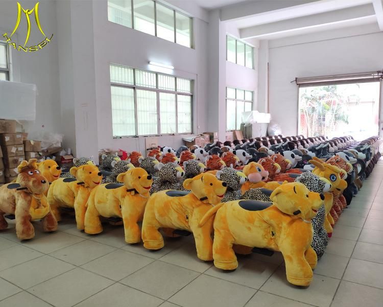 Hansel Best Selling Plush Walking Animal Ride Game Machine