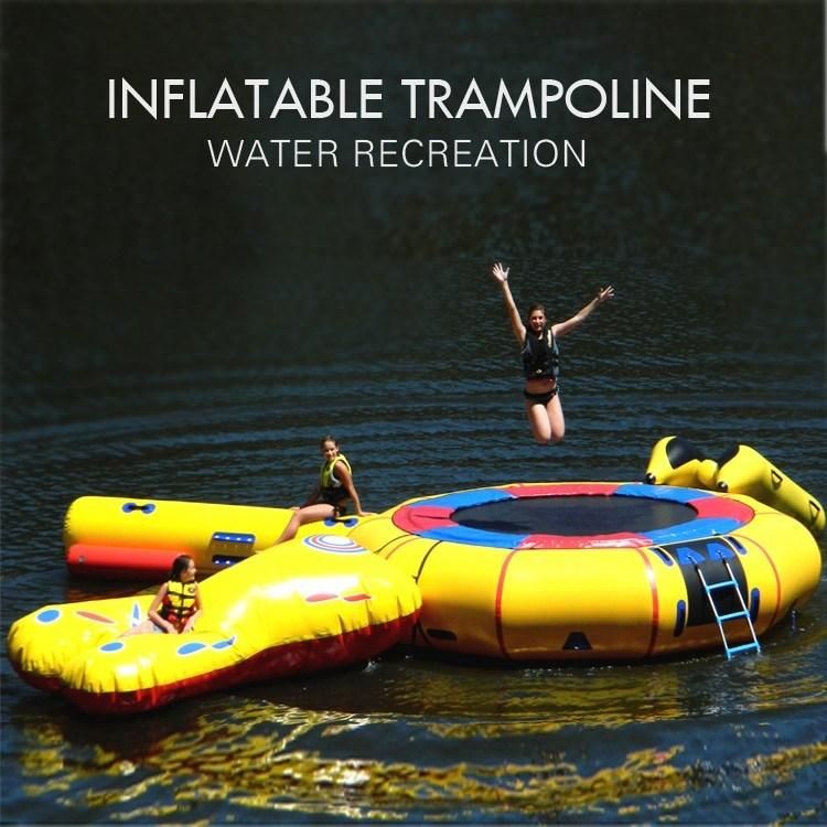 Inflatable Floating Water Jumping Bed Air Trampoline