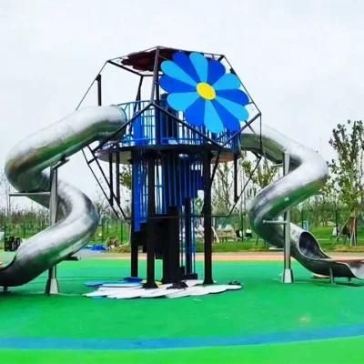 Park Outdoor Slide Climbing Net Children&prime;s Playground Sports Equipment