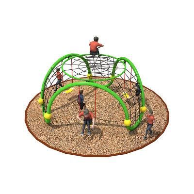 Kids Fitness Gym Equipment with Metal Climbing Rope Net Children Training and Sports Outdoor Playground