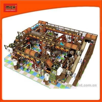 2019 Hot Sale Multi Level Children Indoor Playground Plastic Slide Soft Toys