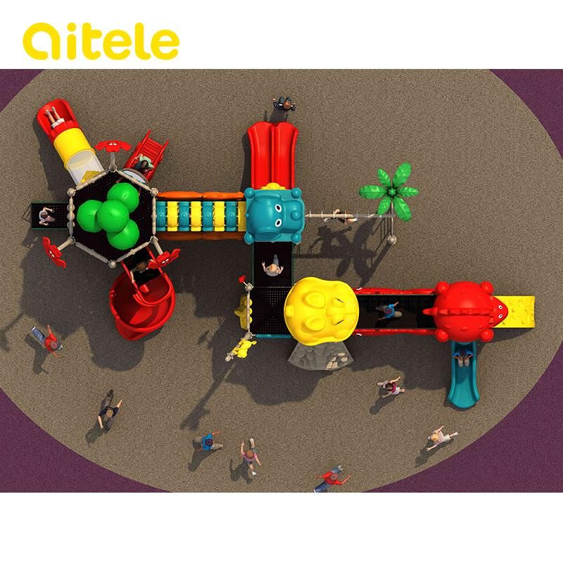 Outdoor Playground Zoo Series Children Playground (AW-14101)