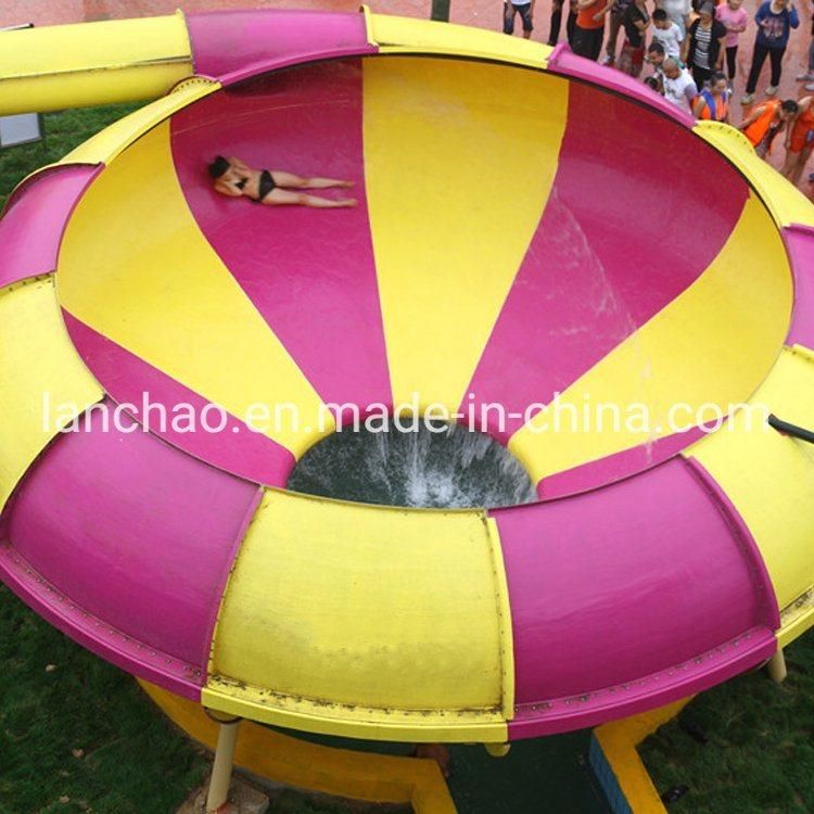 Big Fiberglass Bowl Slide for Water Park Playground