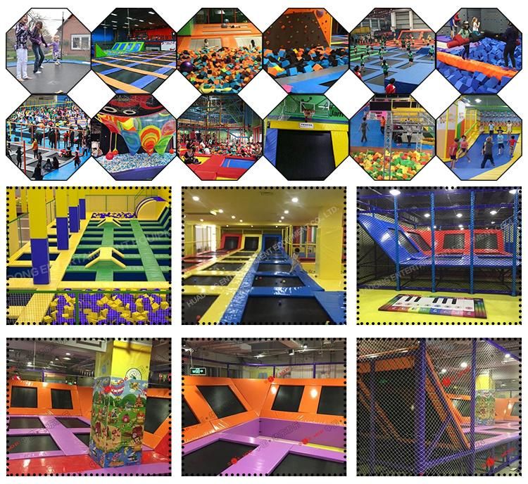 Low Prices Custom The Mall Kids Play Colorful Trampoline Park for Sale