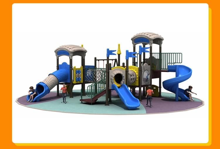 New Design Luxury Children Kids Plastic Outdoor Playground Climbing Plastic Slide