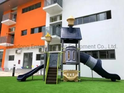 China Supplier School Children Toy Outdoor Playground Plastic Combined Slide for Kids Popular Style in Southeast Asia with TUV/ASTM