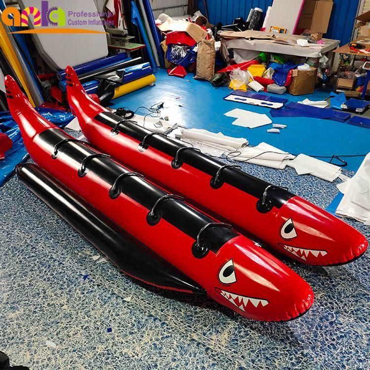 Custom Water Float Inflatable Shark for Surfing on Water