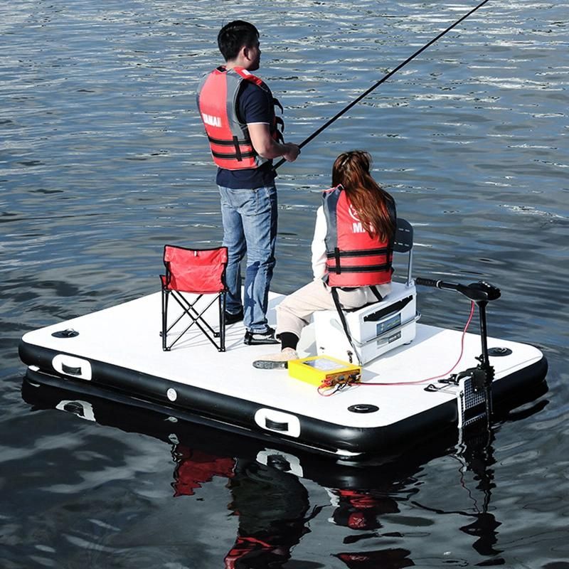 Inflatable Floating Fishing Camping Platform Yacht Dock