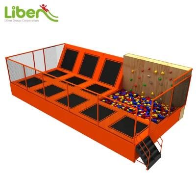 Small Children Indoor Trampoline Climbing with Soft Sponge Pit