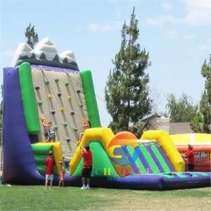 Outdoor Commercial Inflatable Rock Climbing Wall for Sports Game