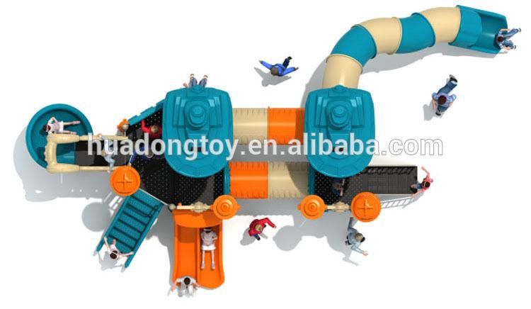 Most Popular and New Children Outdoor Amusement Playground Slide