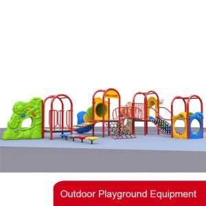 Factory Made Kids Commercial Outdoor Slide Playground with Climbing Net