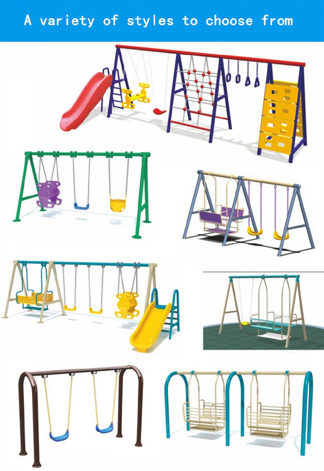 Park Outdoor Playground Equipment Square Kids Round Swing Set