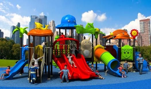 New Design Manufacturer for Children Kids Outdoor/Indoor Playground Big Slides for Sale Sports Series New Moedels 2016 HD16-111A