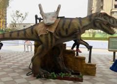 Park Equipment Simulated Dinosaur Model for Children Ride