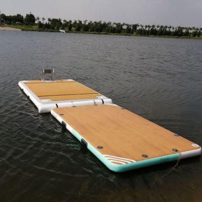 Dwf+EVA Material Inflatable Floating Swim Platform Inflatable Floating Platform for Sale