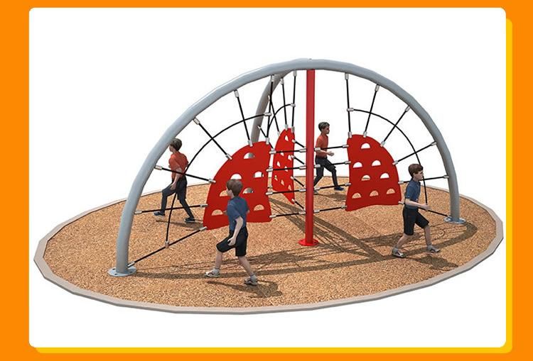 Outdoor Playground Children′s Galvanized Climbing Frames Rope Net Gym Games Structure Equipment