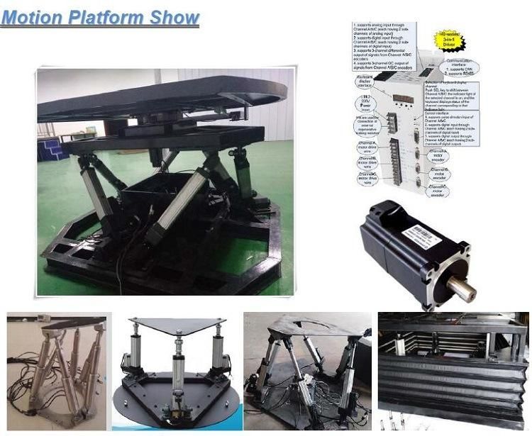 Linear Actuator 6dof Motion Platform for Flight Simulator 1200kgs