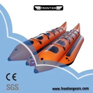 2019 PVC Recreational Fly Fish Single Tube Inflatable Banana Boat