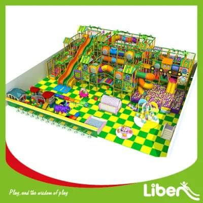 Large Indoor Playground for Babysitting with Big Slides