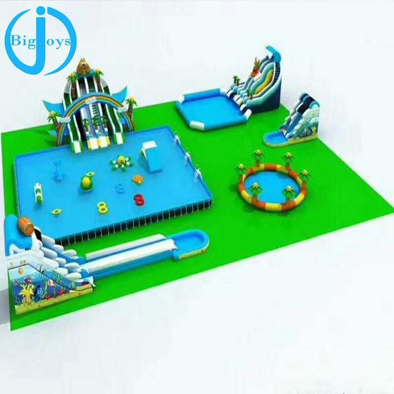 Giant Inflatable Floating Water Park (water park 06)