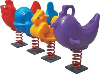 Hot Selling Attractive Outdoor Homemade Playground Equipment Spring Rocking