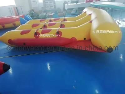 Commercial Inflatable Flyfish Banana Towable Tube Boat for Water Sports