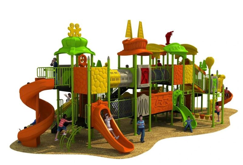 Sports Series Outdoor Big Playground Equipment Kids Climbing Slide