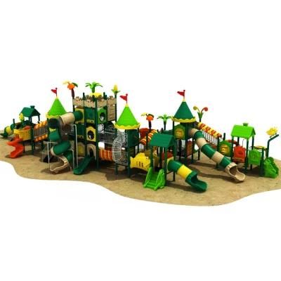 Outdoor Playground Plastic Slide Park Community Kids Amusement Park Equipment