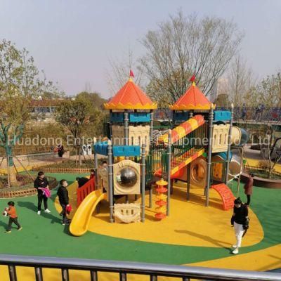 Factory Customized of Kids Outdoor/Indoor Playground Slide Hot Sell Preschool Equipment Amusement Park European and Korea Castle