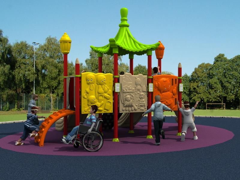 Fable Serie Park Outdoor Playground Kids Slide Amusement Equipment