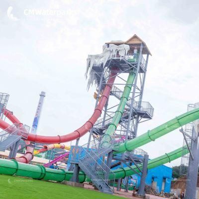 Hot Sale Water Park Equipment Fiberglass Body Slide Water Slide for Outdoor