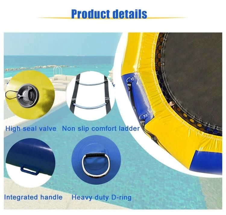 Inflatable Trampoline Water Jump Bed Air Bouncer