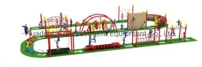 Cheap Children Playground Slide, Wooden Outdoor Playground Equipment HD-Swn001-19199