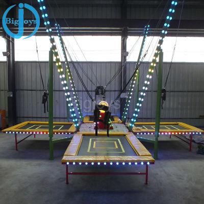 4 in 1 Shining Bungee Trampoline for Kids and Adults